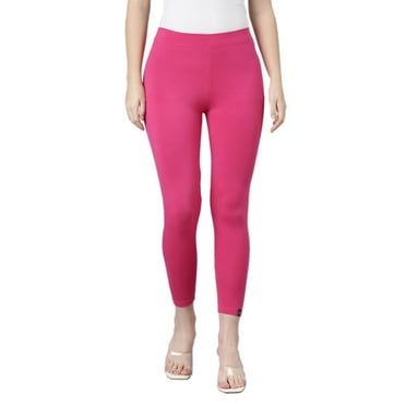 Twinbirds Pink Shock Women Cropped Legging/Active Legging