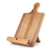 Twine Acacia Wood Tablet Holder, Farmhouse Cookbook Stand, Book Holder