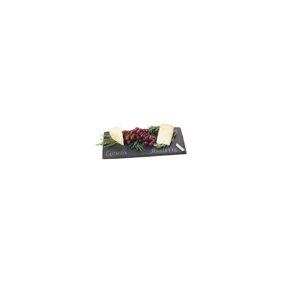Twine Country Home Black Slate Cheese Board with Chalk Set, Kitchen Gifts