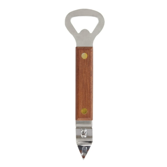 Twine Country Home Wood Handled Church Key, Silver