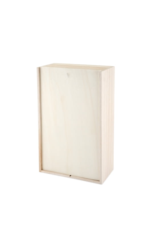 Wooden Wine Box, 2-Bottle Wine Gift Box Paulownia Wood, Wedding Gifts