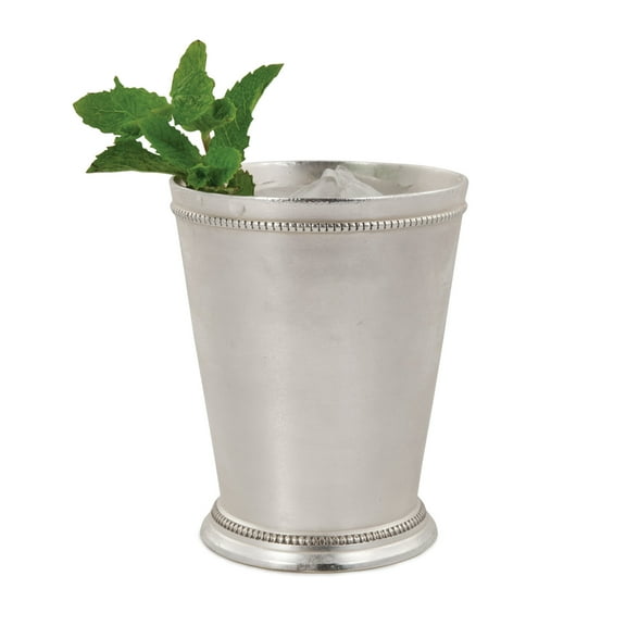 Twine Mint Julep Cup, Silver Plated Brass, Cocktail Tumbler, Gifts, 12oz