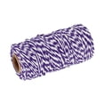 thumbnail image 1 of Twine Packing String Wrapping Cotton Twine 100M Purple and White Rope for Gift Wrapping Twine, 1 of 7