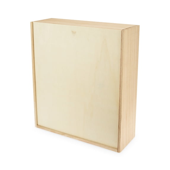 Twine Decorative Wine Gift Box, 3-Bottle Wine Box, Paulownia Wood, Gifts
