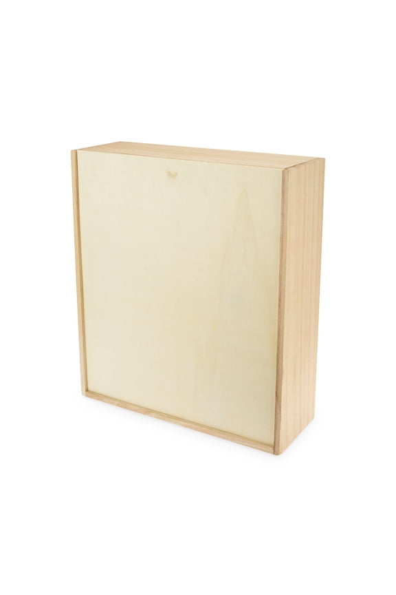 Decorative Wine Gift Box, 3-Bottle Wine Box, Paulownia Wood, Gifts
