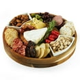 thumbnail image 1 of Twine Rotating Charcuterie Board with Ceramic Dishes, Cheese Tray, Set of 1, 1 of 9