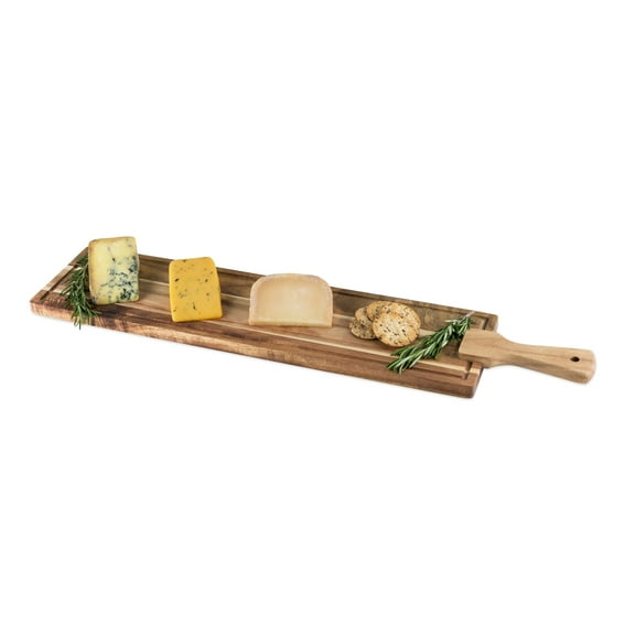 Twine Rustic Farmhouse Acacia Wood Tapas Board for Kitchen, Home Gifts