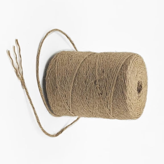 Twine String, Jute Rope for Crafts, Hemp Twine Wrapping, Packing Gardening, Crochet Knitting Macrame Decor