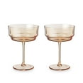 thumbnail image 1 of Twine Tulip Coupe Cocktail Glasses, Champagne Wine Glasses, 9 oz Set of 2, 1 of 7