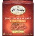 thumbnail image 1 of Twinings of London Decaffeinated English Breakfast Black Tea Bags, 50 Count (Pack of 6), 1 of 3