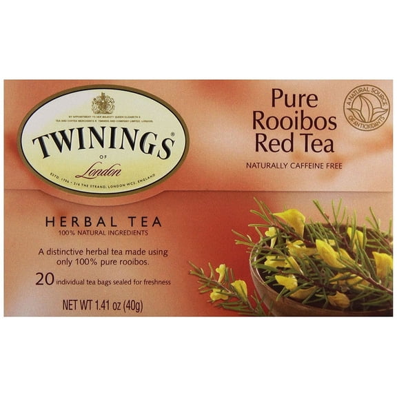 Twining Tea African Red Rooibos Tea 20 Bag - Pack Of 6