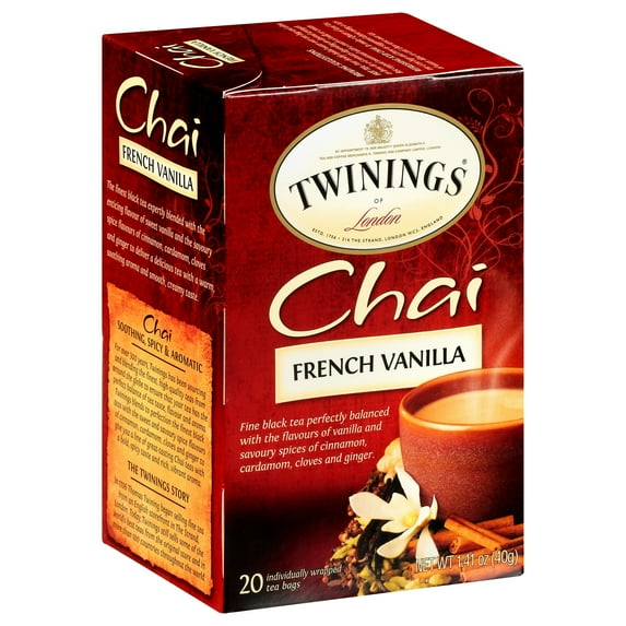 Twining Tea Chai French Vanilla 20 Bags (Pack Of 6)