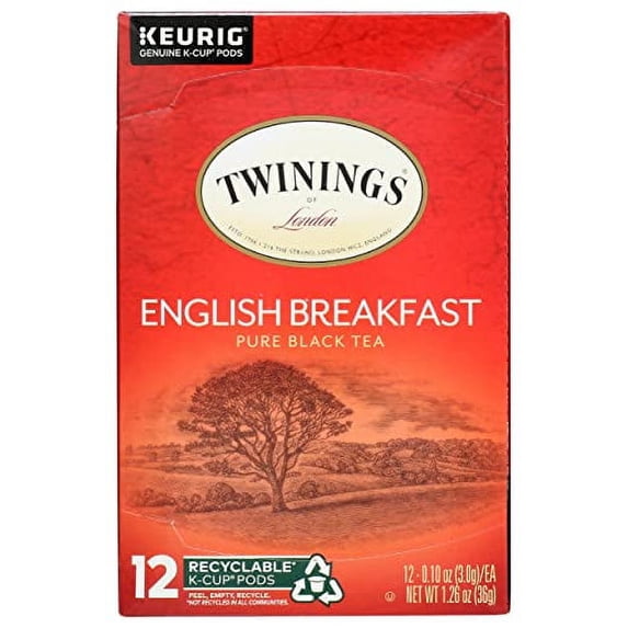 Twining Tea Tea Kcup Engl Brkfst, 12 K-Cup Pods