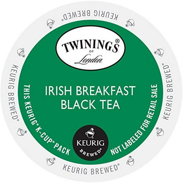 Twining's of London Irish Breakfast Tea, KCup Portion Pack for Keurig Brewers (96 Count