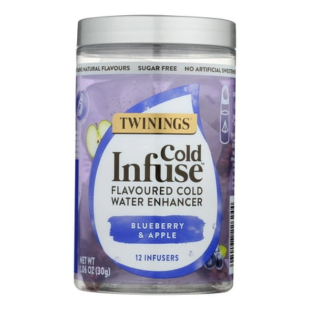 Twinings Blueberry & Apple Cold Infuse Tea Bags, 12 Count