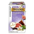 thumbnail image 1 of Twinings, Calm, Adaptogens, Fig & Vanilla Flavored Herbal Tea, Caffeine Free, 18 Tea Bags, 1.27 oz Pack of 3, 1 of 4