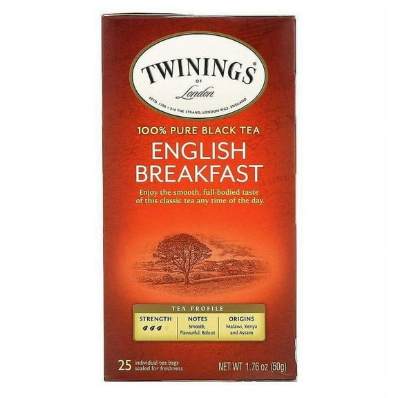 Twinings, Calm, Adaptogens, Fig & Vanilla Flavored Herbal Tea, Caffeine Free, 18 Tea Bags, 1.27 oz