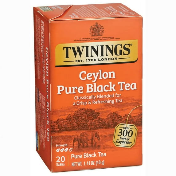 Twinings Ceylon Black Bagged Tea, 20 Ct