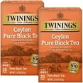 thumbnail image 1 of Twinings Ceylon Pure Black Tea - A Crisp, Refreshing Black Tea, Formerly Orange Pekoe, Caffeinated Tea Bags, Individually Wrapped, 20 Count (Pack of 2), 1 of 7