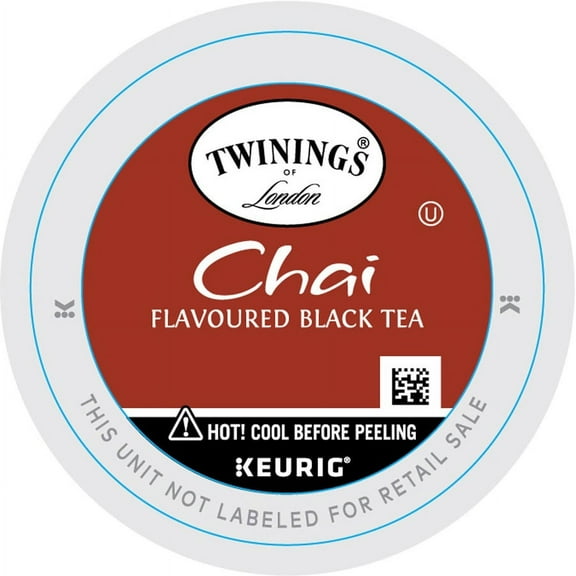 Twinings Chai Flavoured Black Tea K-Cup - 24 / Box | Bundle of 5 Boxes