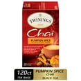 thumbnail image 1 of Twinings Chai Pumpkin Spice Black Tea Bags, (6) 20 Count Boxes (120 Ct.), 1 of 3