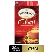 Twinings Chai Spiced Black Tea Bags, 20 Count Box