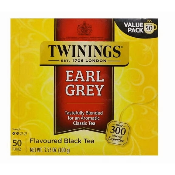 Twinings Classics Black Tea Earl Grey - 50 Tea Bags