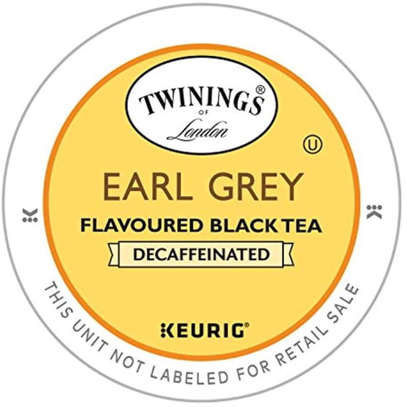 Twinings Earl Grey Decaf Tea Keurig K-Cups, 24 count flavoured black tea