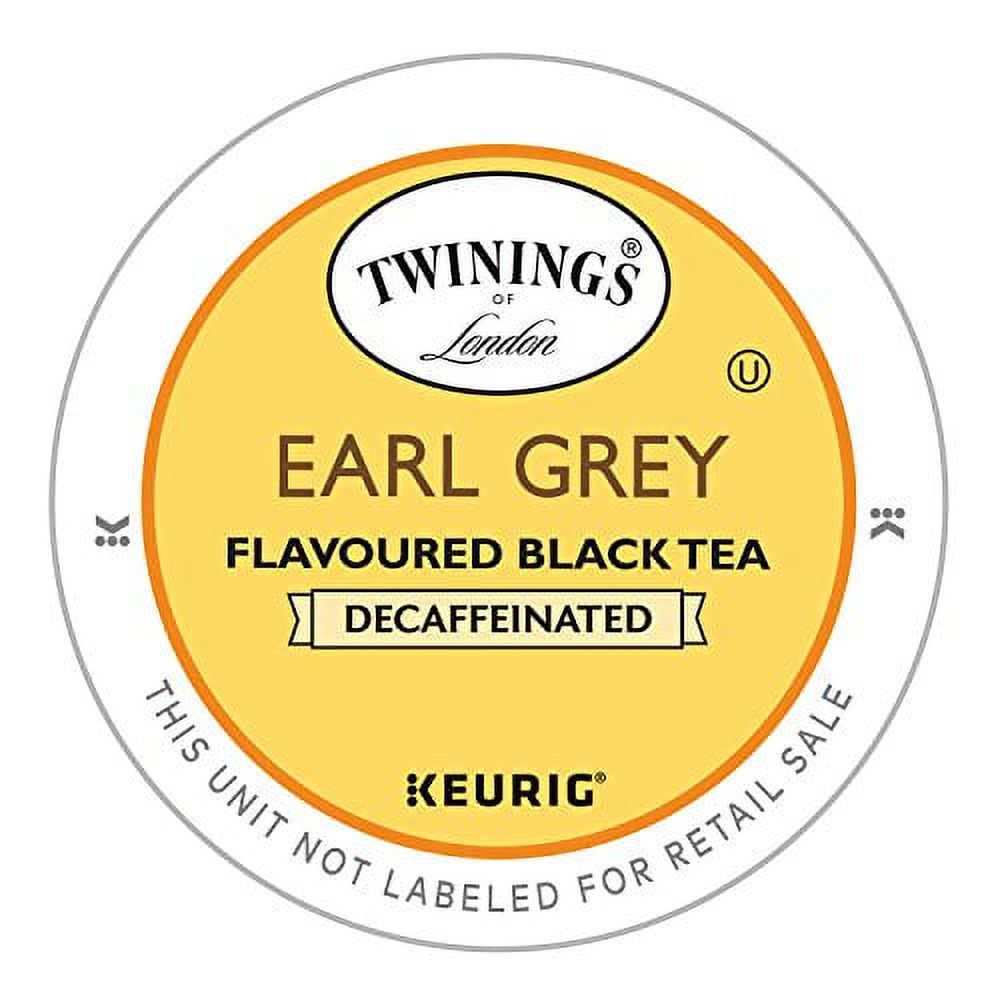 Twinings Earl Grey Decaf Tea, Keurig KCups, 24 Count