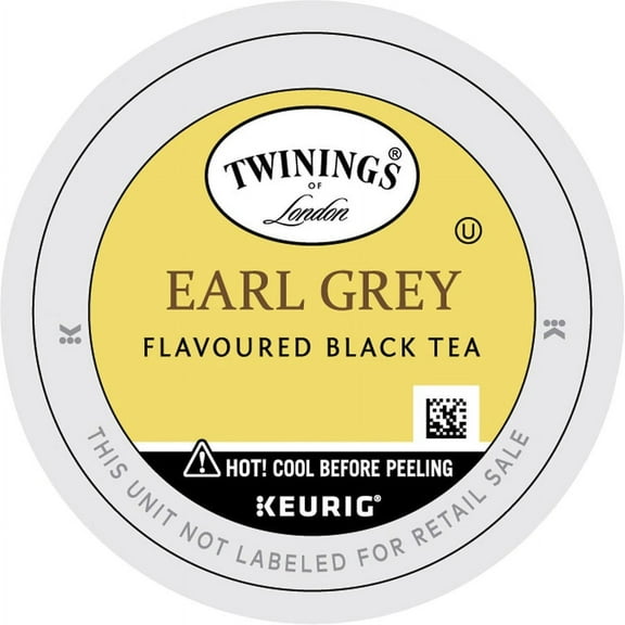 Twinings Earl Grey Flavoured Black Tea K-Cup - 24 / Box | Bundle of 5 Boxes