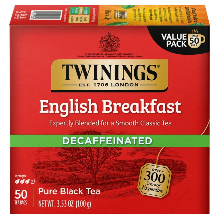 Tea Bags, English Breakfast, 3.53 oz, 50/Box Tea Bags, English Breakfast, 3.53 oz, 50/Box