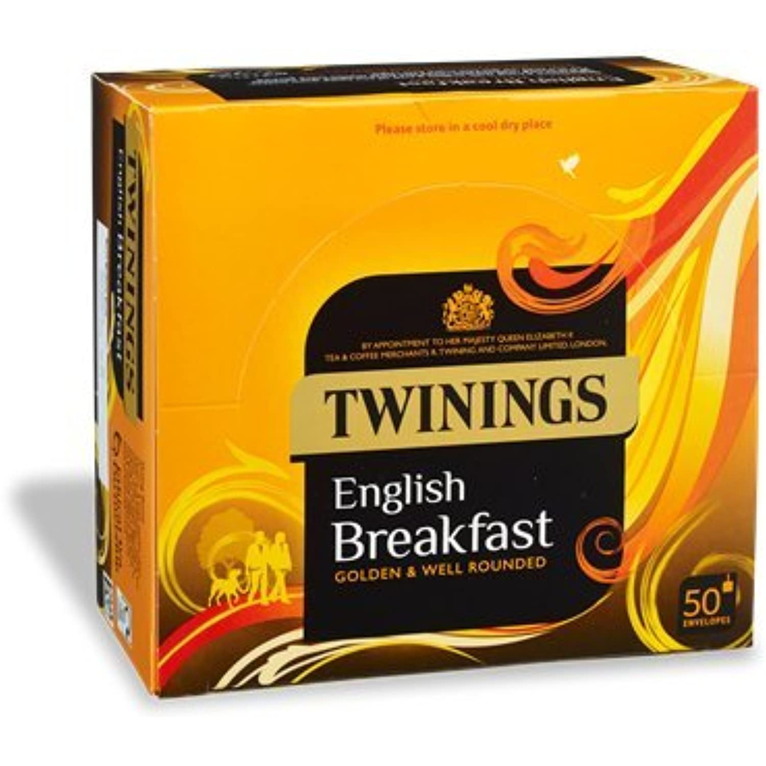 Twinings English Breakfast Envelope 1 X 50 Tea Bags
