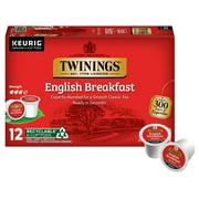 Twinings English Breakfast Keurig Tea Pods, 12 Ct, Caffeinated