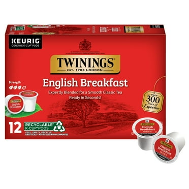 Twinings English Breakfast Keurig Tea Pods, 12 Ct, Caffeinated