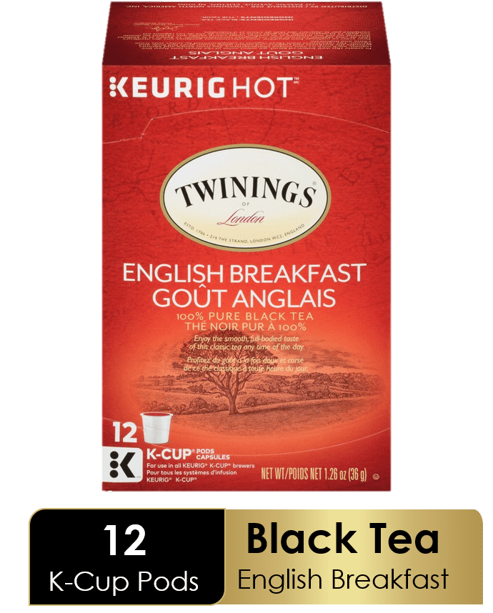 Twinings English Breakfast Keurig Tea Pods, 12 Ct