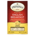 thumbnail image 1 of Twinings English Breakfast Lemon Black Tea Bags, (6) 20 Count Boxes (120 Ct.), 1 of 8