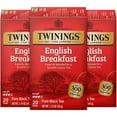 Twinings English Breakfast Tea 3Pack Caffeinated Black Tea Blend