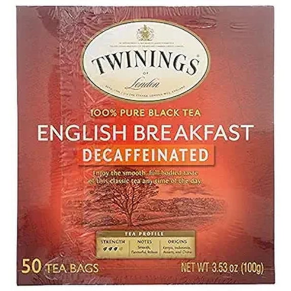 Farmer Brothers Decaf Black Tea – 100 Individually Wrapped Hot Tea Bags