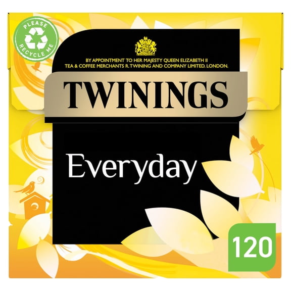 Twinings Everyday 120 Tea Bags 348g, Imported from Britain
