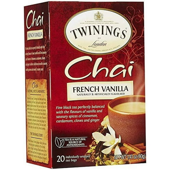 Twinings French Vanilla Chai, 20 Ct