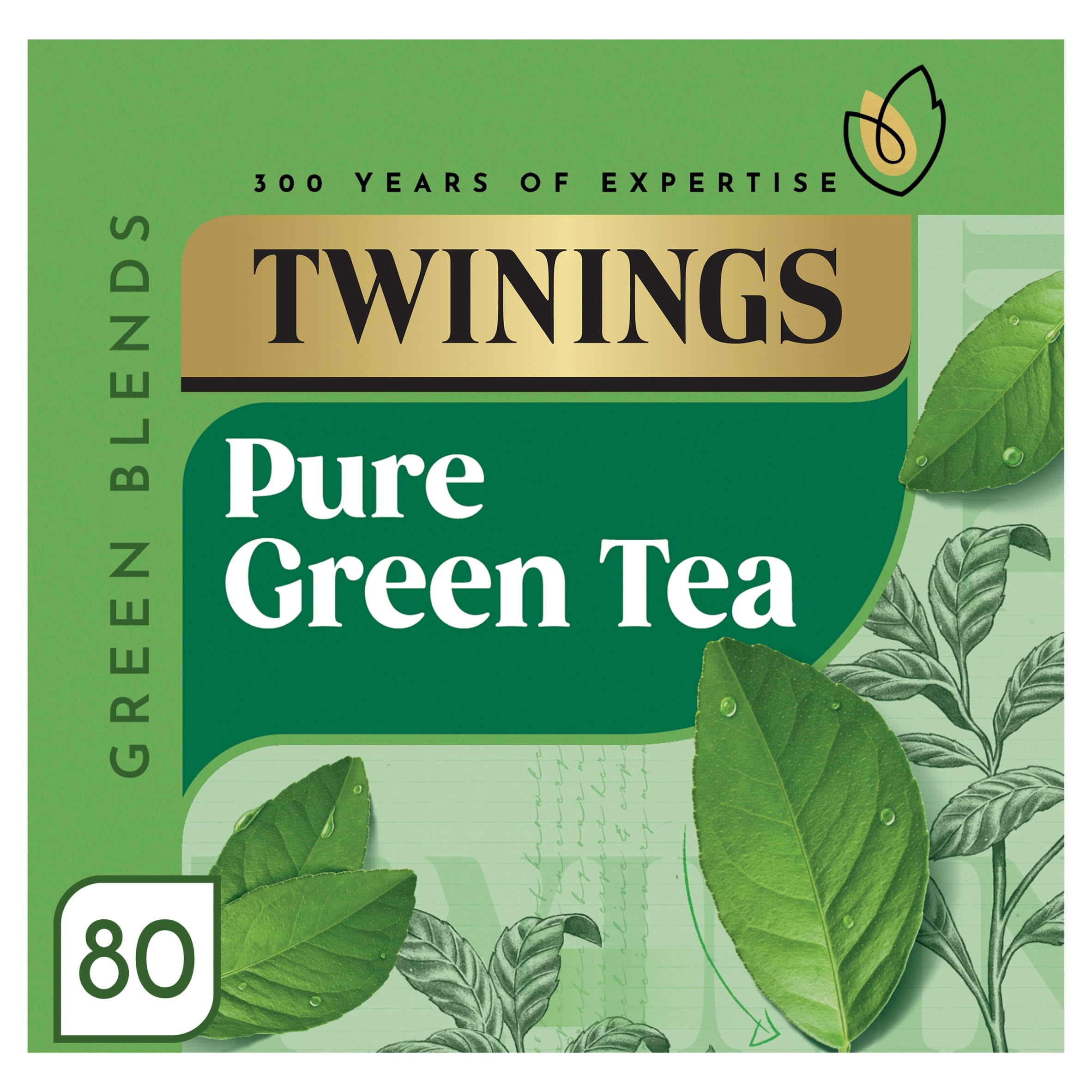 Twinings Green Tea 80 Tea Bags 200G, Imported from Britain