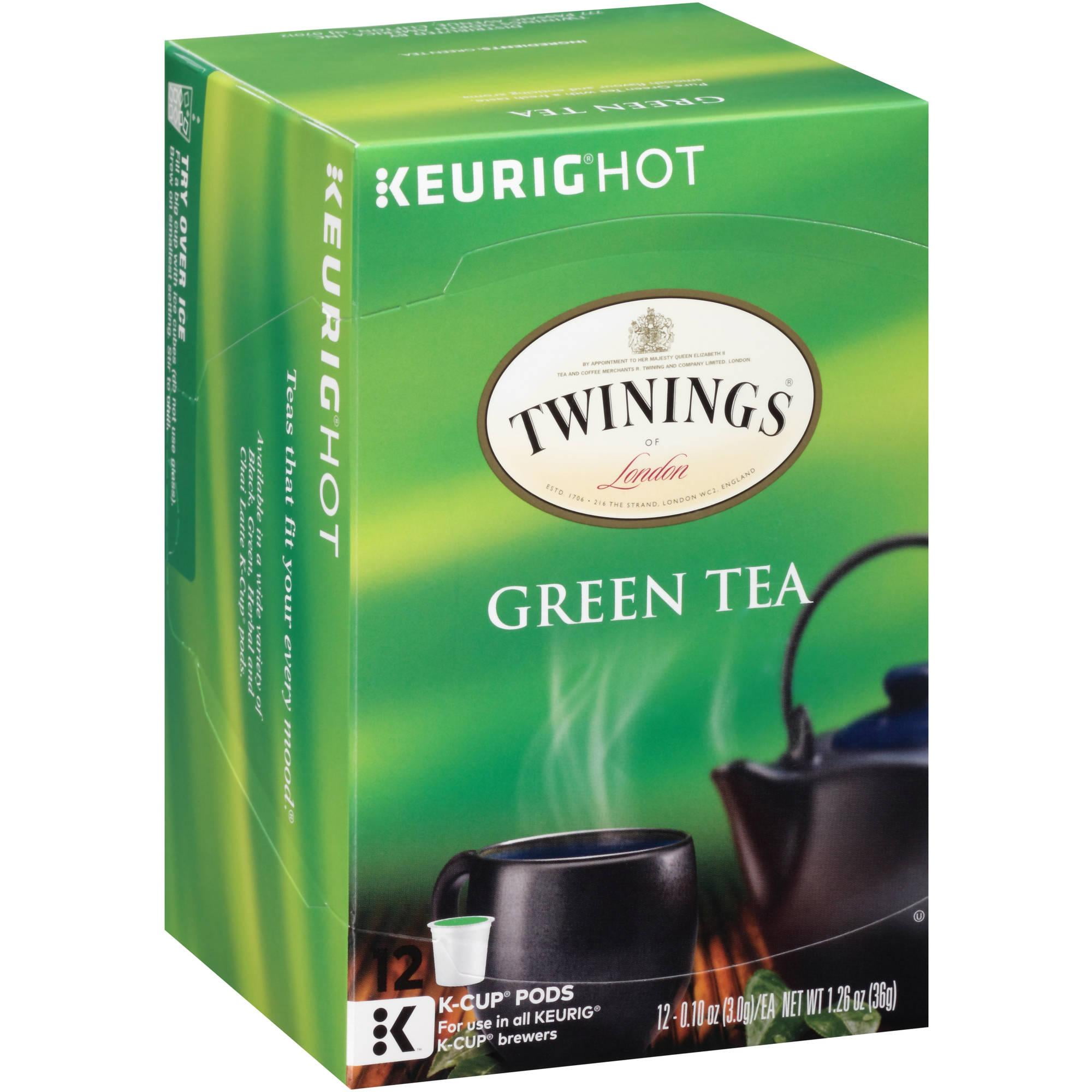 Twinings Green Tea K Cups, 12 CT (Pack of 6)