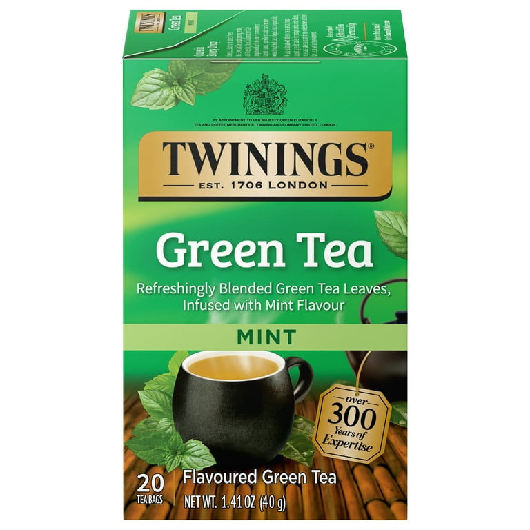 ◆mint tea◆ Mint Green Tea, 30 Mint Tea Bags – Unique Flavor of Moroccan Mint