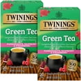 Twinings Green Tea with Pomegranate, Raspberry, and Strawberry Caffeinated Green