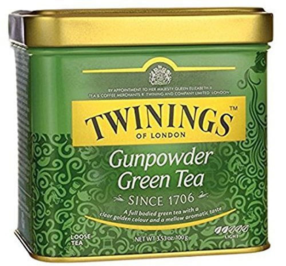 Tea Gun Twinings Gunpowder Green Loose Leaf Green Tea, 3.5 oz. Tin - Walmart.com
