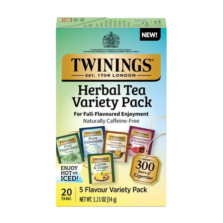 Twinings Herbal Tea Variety Pack 20 Ct