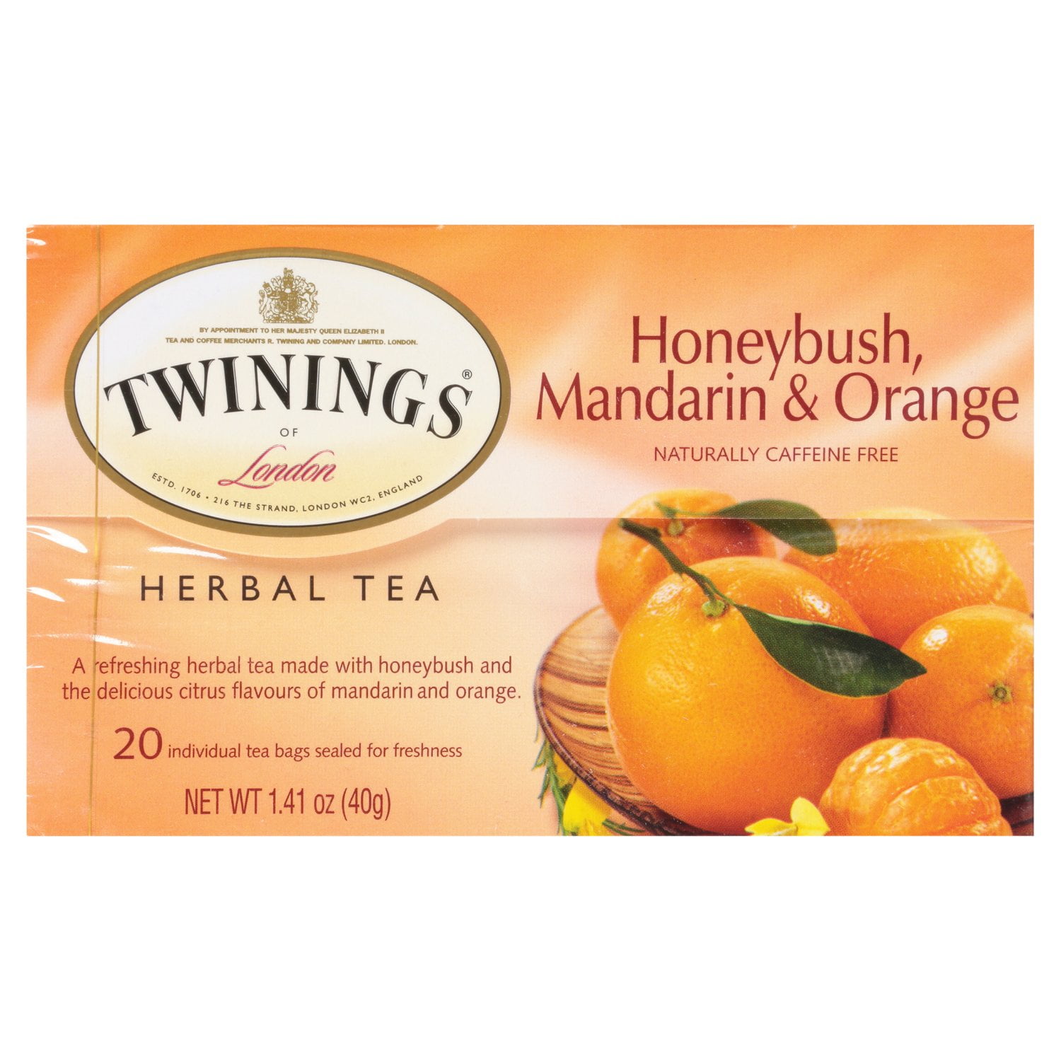 Twinings Honeybush Mandarin Orange, 20Pk