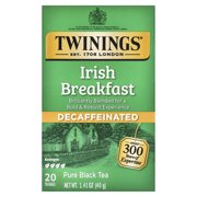 Twinings Decaffeinated Irish Breakfast Black Tea Bags (20 Count)