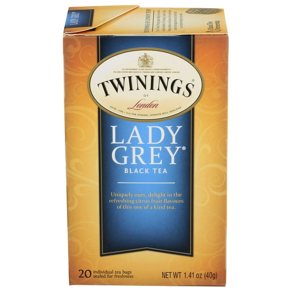 Twinings Lady Grey Tea, 20 Per Pack -- 6 Packs Per Case.