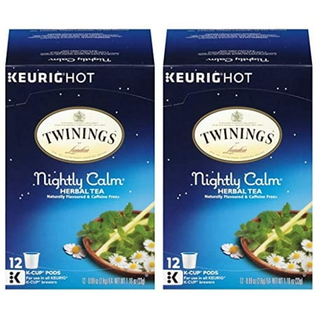 Twinings Nightly Calm Herbal Tea Keurig K-Cups 24 Count